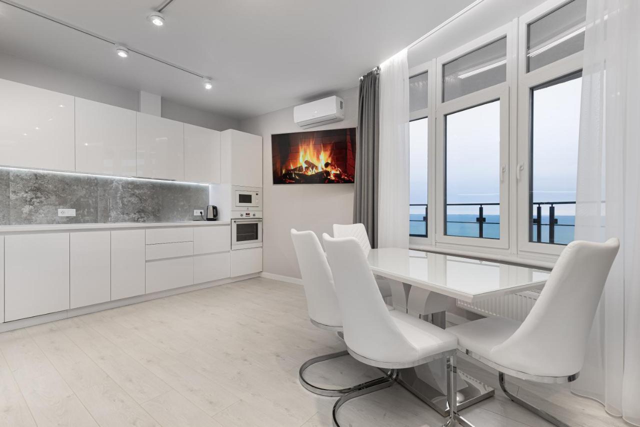 44 Pearl 1-Bedroom Panoramic Sea View Apartment Oděsa Exteriér fotografie