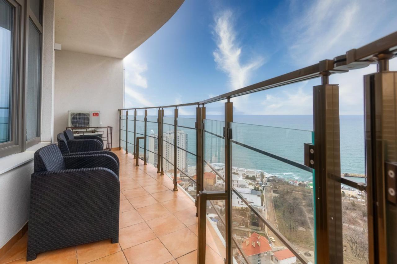 44 Pearl 1-Bedroom Panoramic Sea View Apartment Oděsa Exteriér fotografie