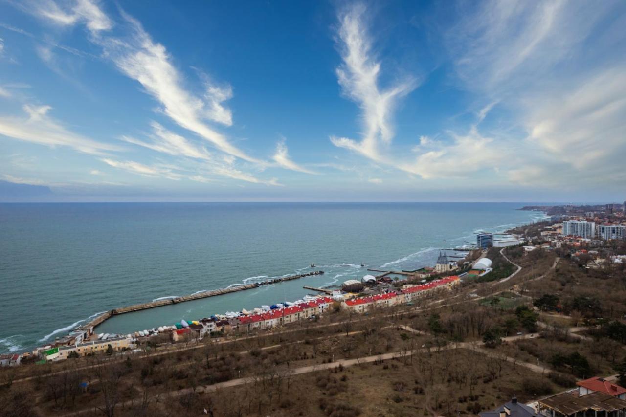 44 Pearl 1-Bedroom Panoramic Sea View Apartment Oděsa Exteriér fotografie